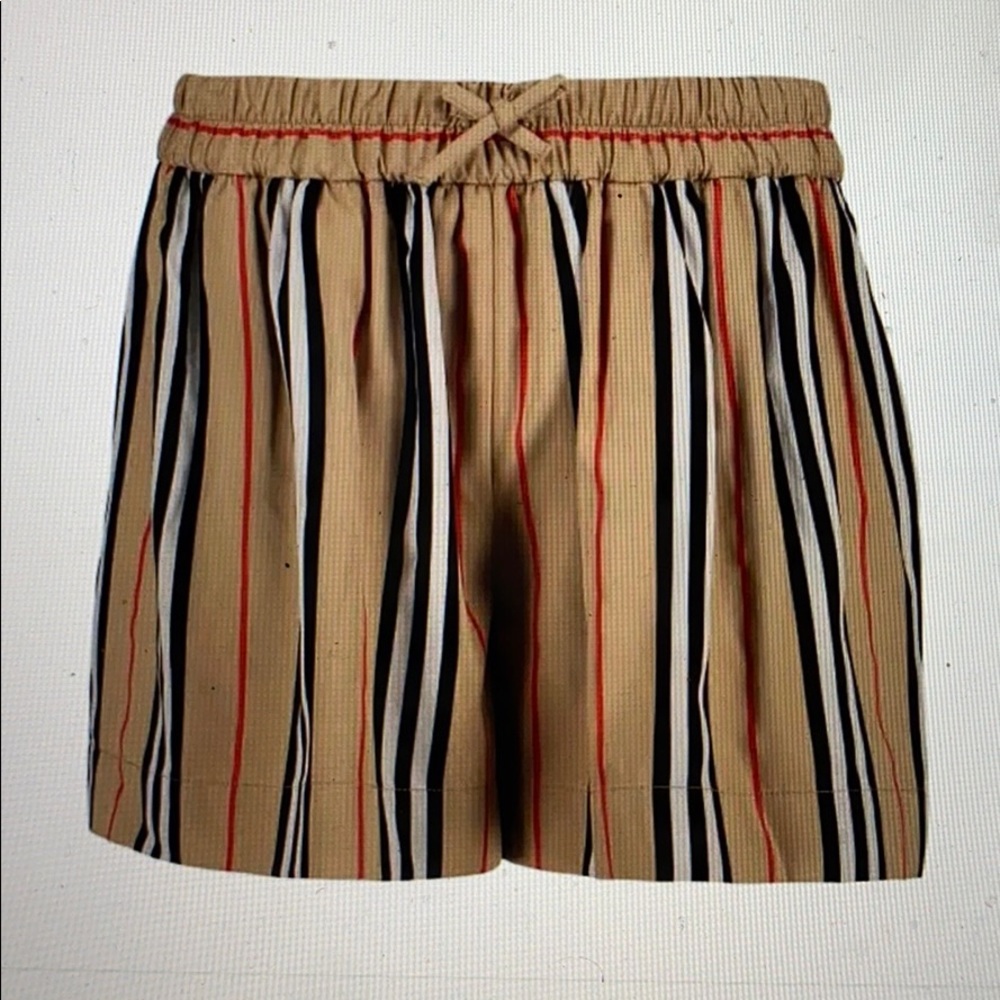 Burberry Striped Shorts